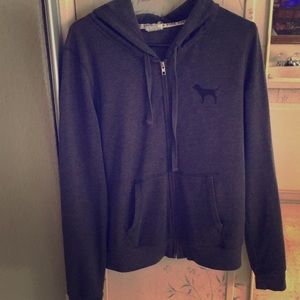 Pink Victoria’s Secret sweatshirt